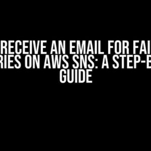 How to Receive an Email for Failed SMS Deliveries on AWS SNS: A Step-by-Step Guide